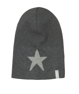 Preview: TICKET TO HEAVEN Mütze Stern - grau melange