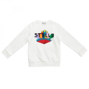 STELLA MCCARTNEY KIDS Sweatshirt - off white