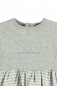 Preview: BELLYBUTTON Babykleid - weiss/grau