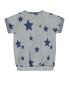 Preview: BELLYBUTTON Kleid Sterne - grau melange