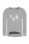 Preview: BELLYBUTTON Sweatshirt Sterne - grau melange