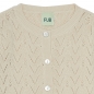 Preview: FUB Strickjacke Pointelle - ecru