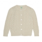 Preview: FUB Strickjacke Pointelle - ecru