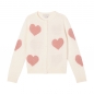 Preview: STELLA MCCARTNEY KIDS Strickjacke Herz - weiß