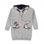 Preview: LITTLE MARC JACOBS Sweatkleid - graumeliert