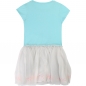 Preview: BILLIEBLUSH Kleid mit Tüll - türkis natur