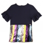 Preview: LITTLE MARC JACOBS Kleid Pailletten - marine