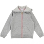 Preview: LITTLE MARC JACOBS Sweatjacke - graumeliert