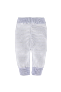 Preview: BELLYBUTTON Strick Babyhose gestreift - grau