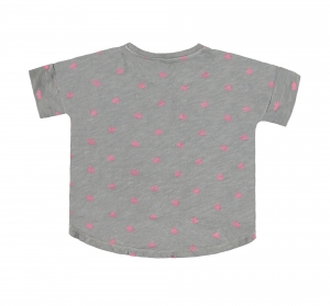 Preview: BELLYBUTTON T-Shirt Krönchen - grau pink