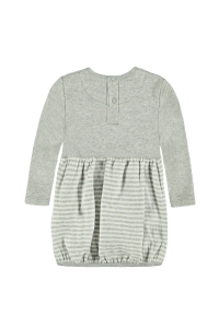 Preview: BELLYBUTTON Babykleid - weiss/grau