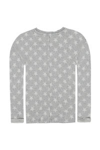 Preview: BELLYBUTTON Kleid mit Sternchen - grau