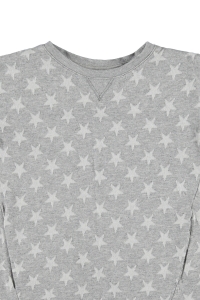Preview: BELLYBUTTON Kleid mit Sternchen - grau