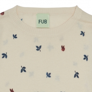 Preview: FUB Strickpullover Leaf - ecru