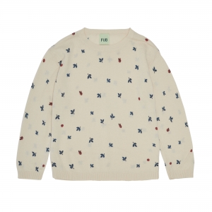 Preview: FUB Strickpullover Leaf - ecru