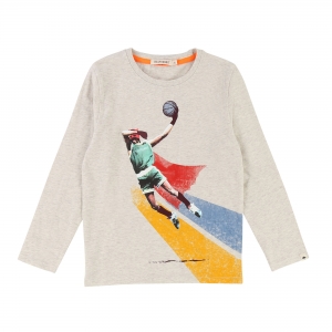 Preview: BILLYBANDIT T-shirt - beige meliert