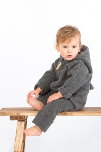 Preview: KITZ HEIMAT Overall - grey melange