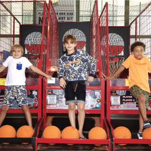 Preview: LITTLE MARC JACOBS Sweatshorts - khaki marine