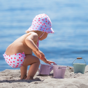 Preview: PETIT CRABE Schwimmwindel Blumen