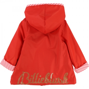 Preview: BILLIEBLUSH Regenjacke - neon rot
