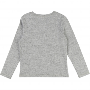 Preview: LITTLE MARC JACOBS Langarmshirt - graumeliert