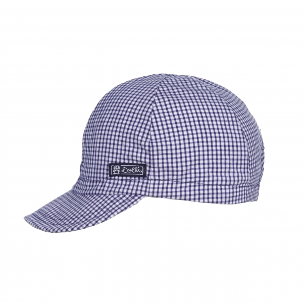 Döll Baseballmütze kariert - blau