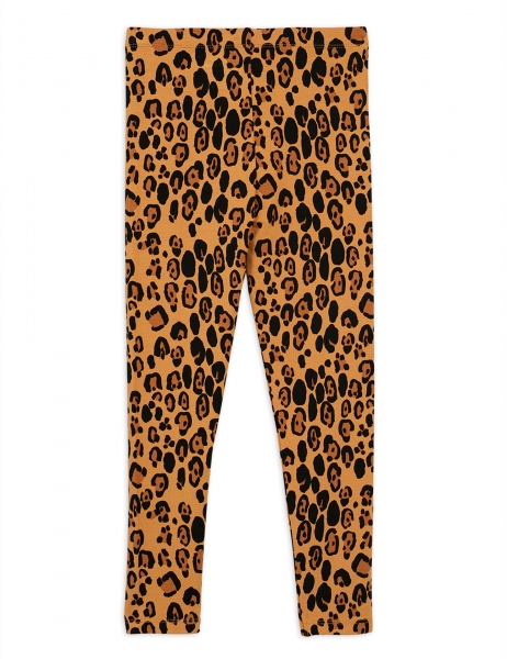 MINI RODINI Leggings Leopard - beige