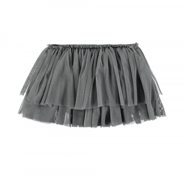 BELLYBUTTON Rock mit Tüll - grau