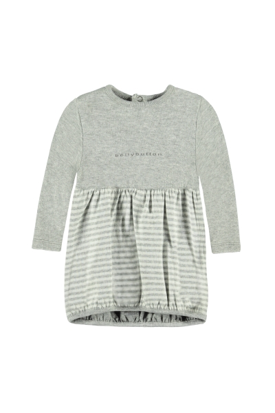 BELLYBUTTON Babykleid - weiss/grau