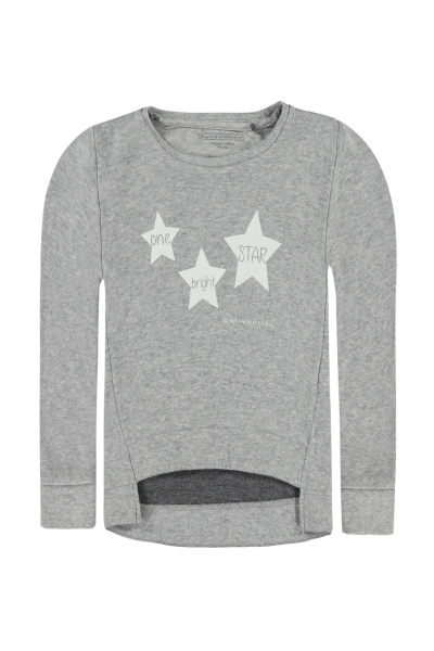 BELLYBUTTON Sweatshirt Sterne - grau melange