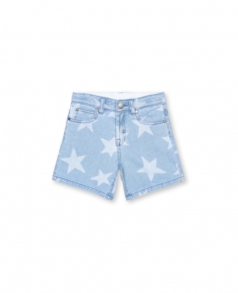 STELLA MCCARTNEY KIDS Shorts Stars - blue