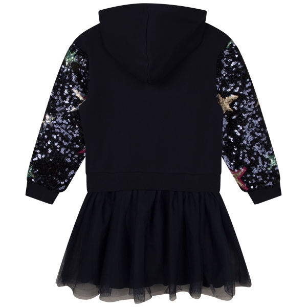 BILLIEBLUSH Kleid mit Pailletten - marine