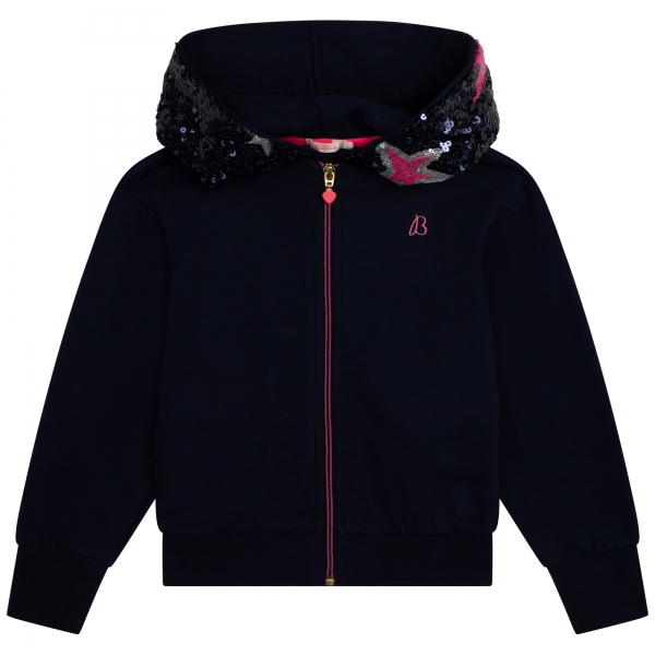 BILLIEBLUSH Kapuzenjacke Pailletten - marine