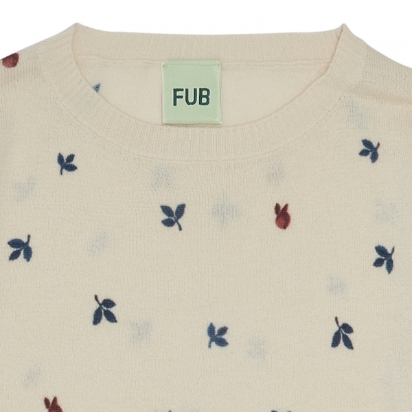FUB Strickpullover Leaf - ecru