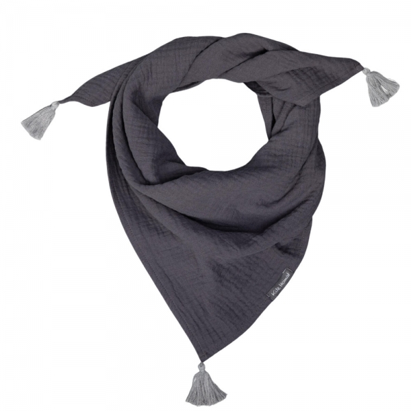 KITZ HEIMAT Tuch M - grey
