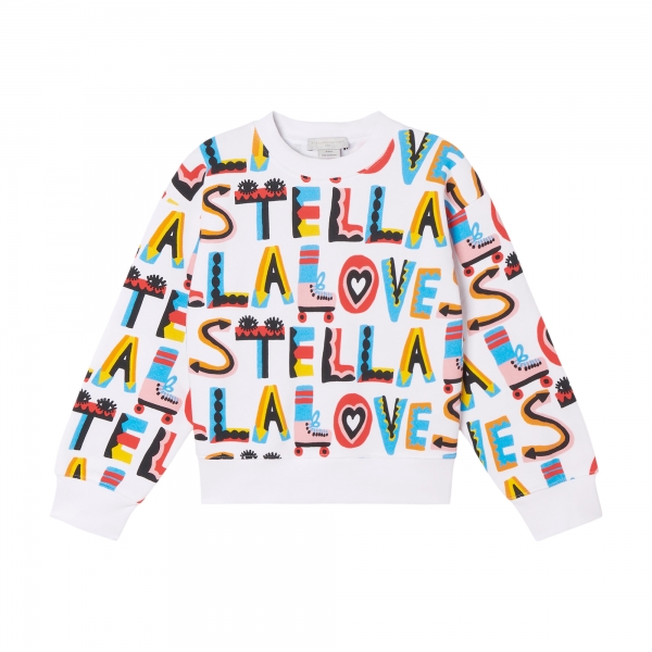 STELLA MCCARTNEY KIDS Sweatshirt - weiß