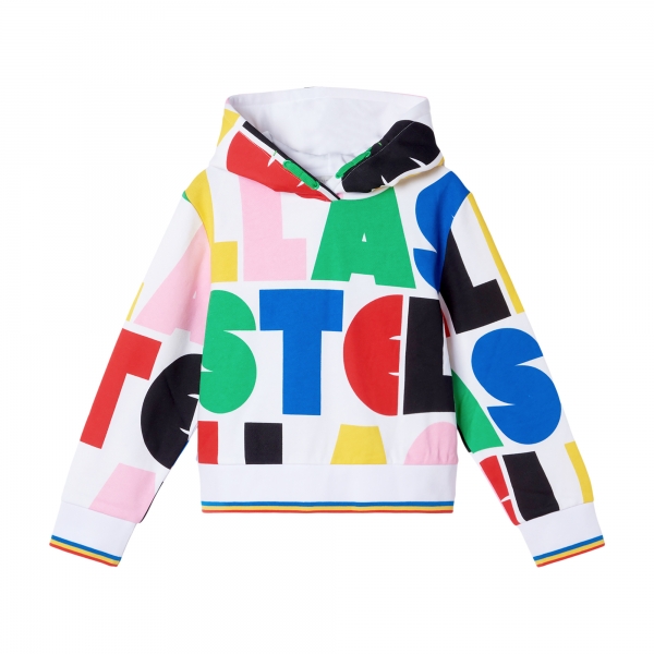 STELLA MCCARTNEY KIDS Kapuzenpulli - weiß