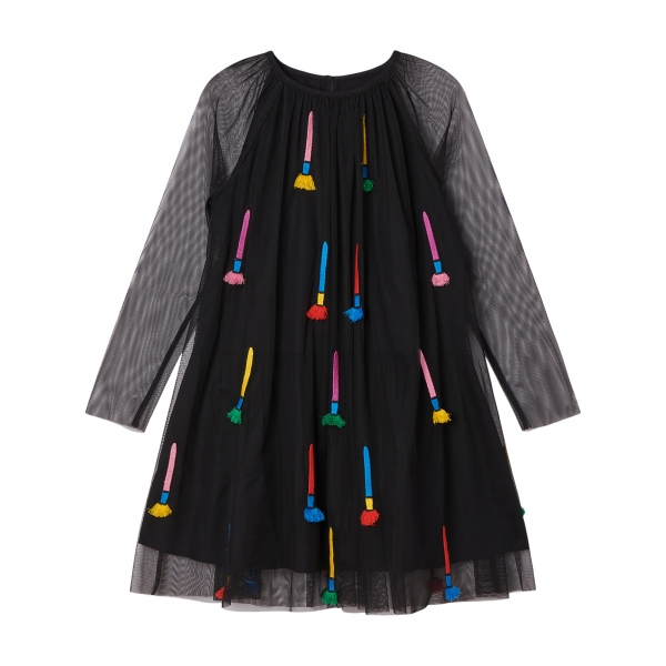 STELLA MCCARTNEY KIDS Tüllkleid - black