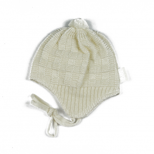 DÖLL Baby Bindemütze - weiss