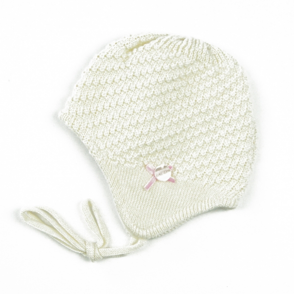 DÖLL Baby Bindemütze - weiss