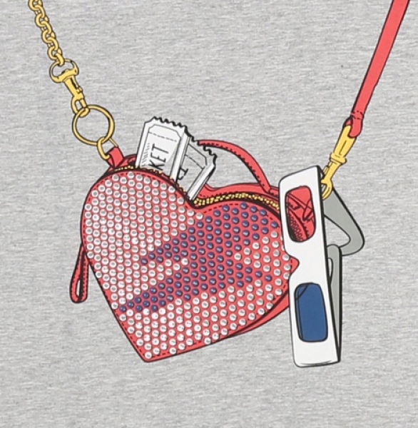 LITTLE MARC JACOBS Kleid Movie Night - grau