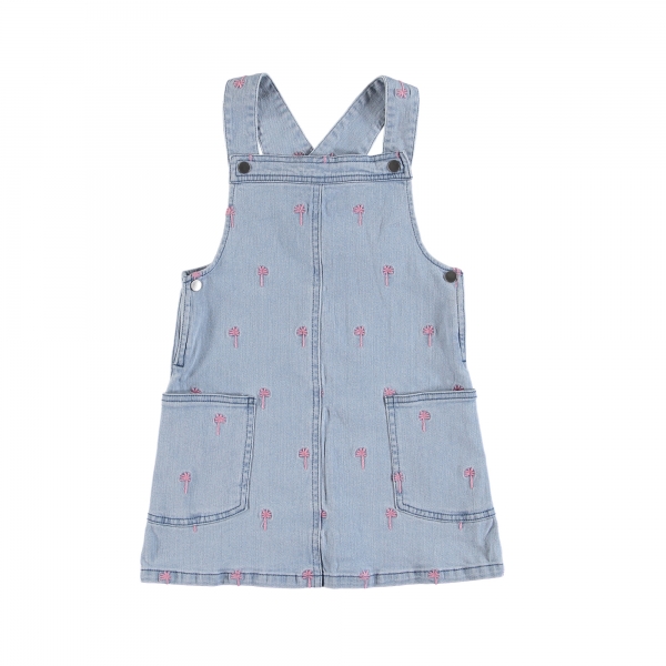 STELLA MCCARTNEY KIDS Kleid Palmen - denim