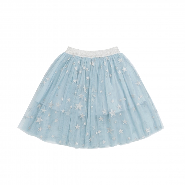 STELLA MCCARTNEY KIDS Tüllrock - blau silber