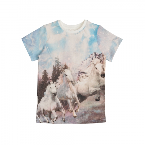 STELLA MCCARTNEY KIDS T-Shirt Riding Horses