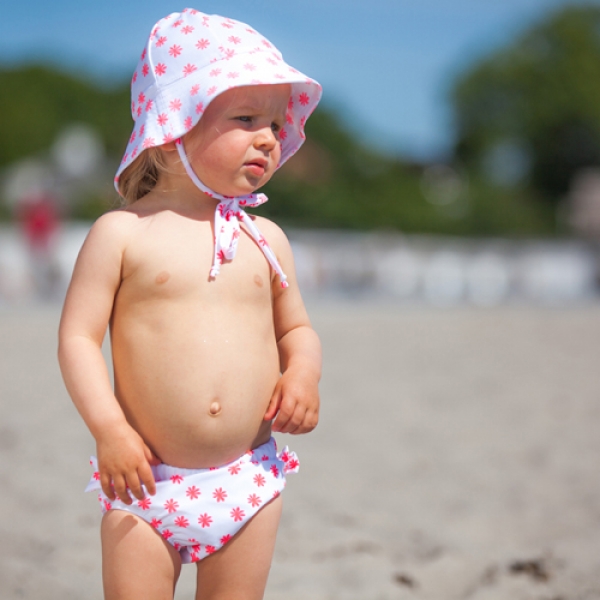 PETIT CRABE Schwimmwindel Blumen