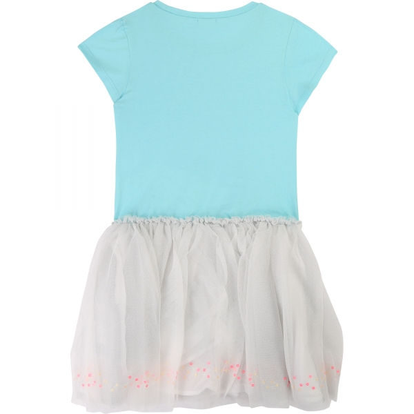 BILLIEBLUSH Kleid mit Tüll - türkis natur
