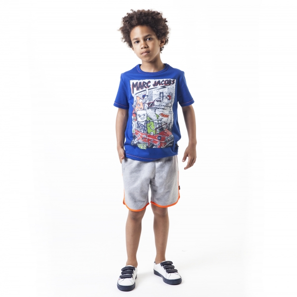 LITTLE MARC JACOBS Sweatshorts - graumeliert